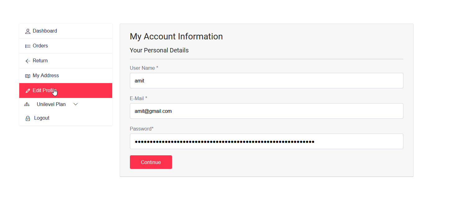 Unilevel mlm return order